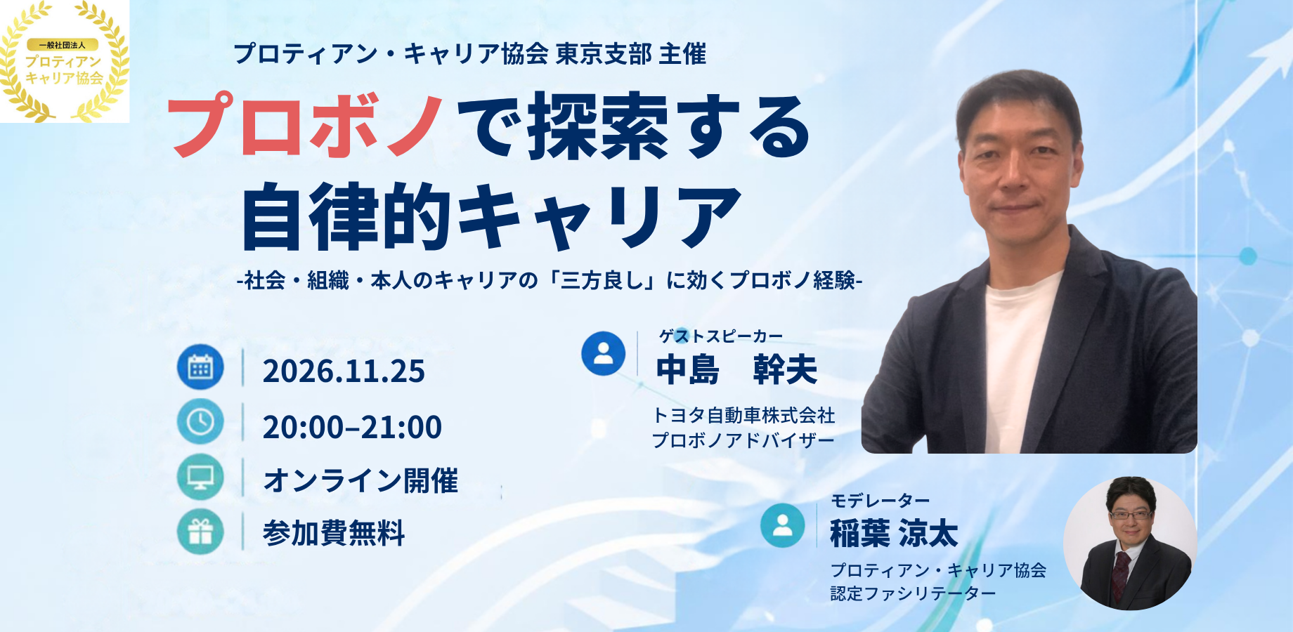 プロボノで探索する自律的キャリア 〜社会・組織・本人の「三方良し」に効くプロボノ経験〜
